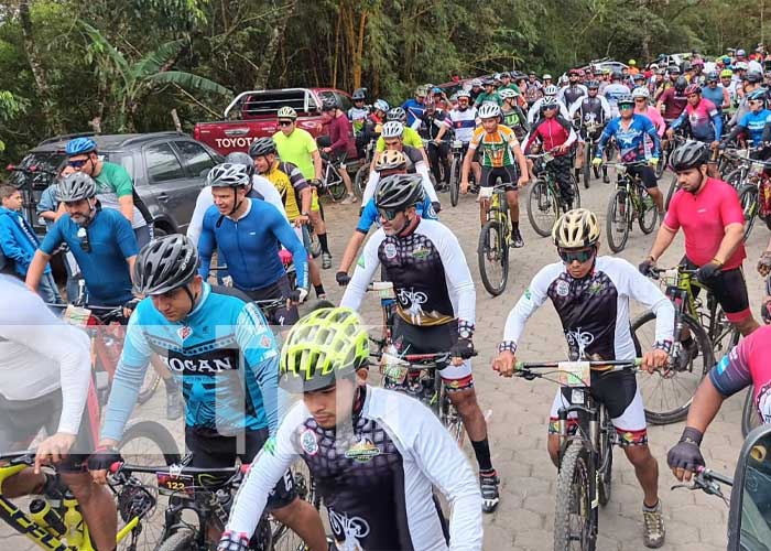 Reserva Natural el Arenal, en Matagalpa, cede del rally ciclístico