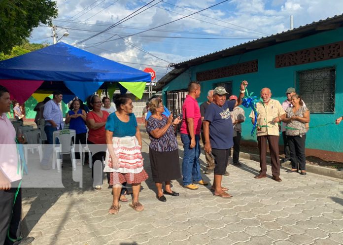 Familias del barrio Carlos Núñez inauguraron 2 nuevas Calles en Juigalpa