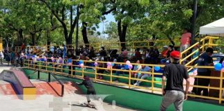 “Mi vida sin drogas sobre ruedas”: realizan tarde deportiva en parque Luis Alfonso