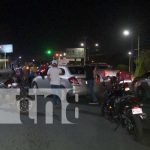 Foto: Conductor irresponsable colisiona a una mujer y a su hijo en Managua / TN8