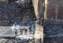 Casa deshabitada toma fuego de la nada en Nandaime