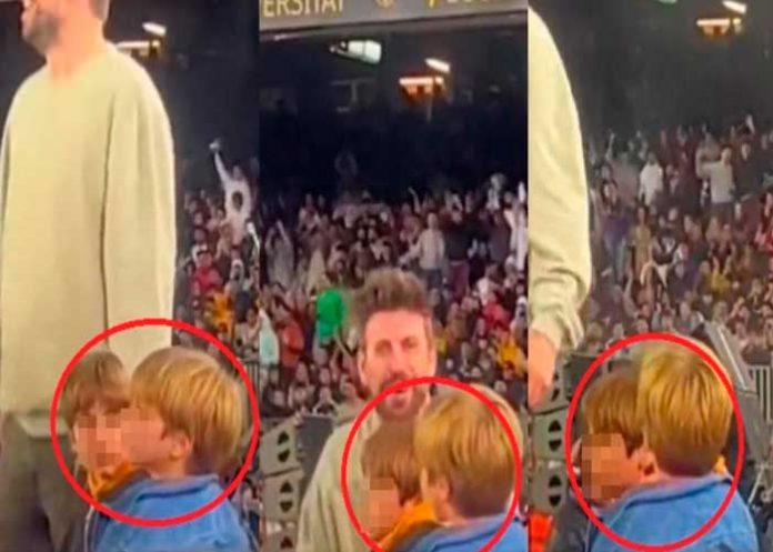 Sasha y Milán, hijos de Gerard Piqué, se veían 