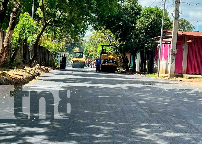 Avanza proyecto de calles nuevas en el Distrito Vl de Managua