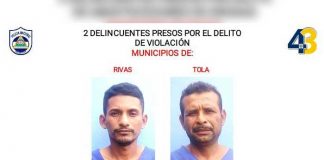 Rivas: Policía Nacional captura a doce supuestos delincuentes por delitos de peligrosidad