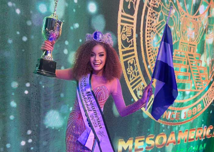 Foto: Matagalpa recibe a lo grande a Grethel Gámez “Miss Teen Mesoamérica Internacional 2023” / TN8
