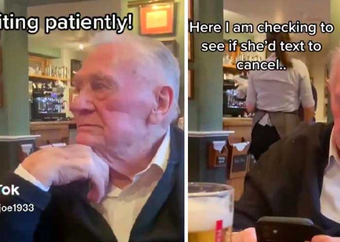 Abuelito de 89 años tenía su primera cita en 30 años