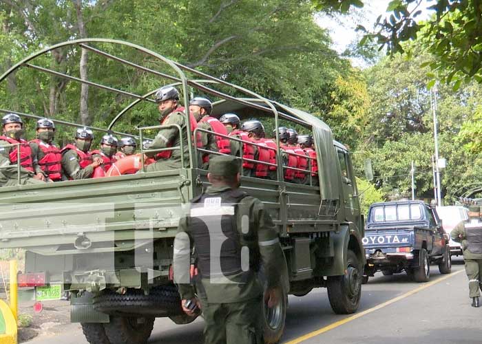 Foto: Ejército de Nicaragua en preparación para multiamenazas / TN8