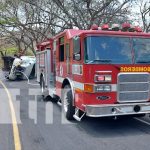 Accidente casi le cuesta la vida a conductor de pesado camión en Madriz