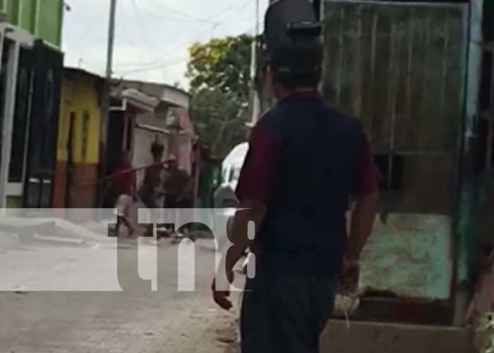 Foto: Agresión súper violenta en un barrio de Managua / TN8