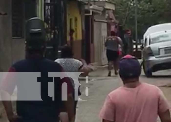 Foto: Agresión súper violenta en un barrio de Managua / TN8