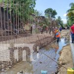 Foto: Construcción de cauce en el barrio Waspán Norte, Managua / TN8