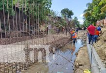 Foto: Construcción de cauce en el barrio Waspán Norte, Managua / TN8