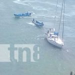 Foto: Rescate de cuatro extranjeros que quedaron a la derevia en San Juan del Sur / TN8