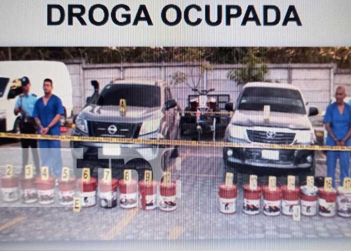 Foto: Incautación de cocaína en el Mercado Roberto Huembes, Managua / TN8