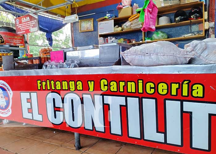 Foto: El Contilito, negocio de frito y otras comidas en Managua / TN8