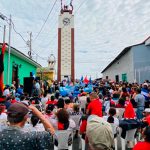 Autoridades junto a familias inauguran la restauración del icónico Reloj de Diriamba