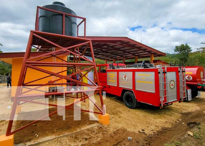 Foto: Nueva estación de bomberos para Dipilto, Nueva Segovia / TN8