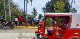 Foto: Caponera resulta afectada tras accidente en Managua / TN8