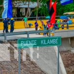 Gobierno y MTI inauguran puente Kilambé en Wiwilí, Jinotega