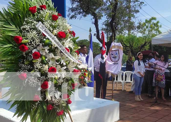 Foto: Homenaje en Nicaragua al General José Dolores Estrada / TN8
