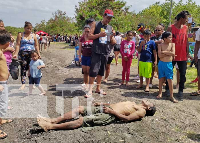 Foto: Hombre muere por sumersión en la Laguna de Xiloá / TN8