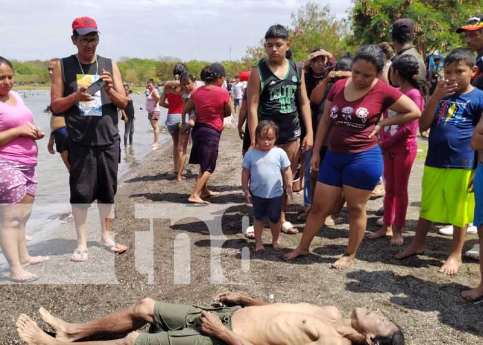 Foto: Hombre muere por sumersión en la Laguna de Xiloá / TN8