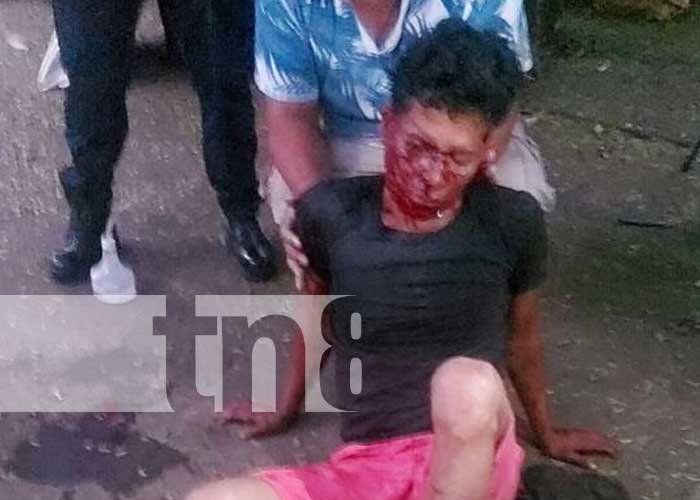 Foto: Ataque a un ladrón que se quiso meter a una vivienda en Las Sierritas, Managua / TN8