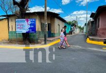 Inauguran mejoramiento vial en el barrio Rigoberto López Pérez en Managua