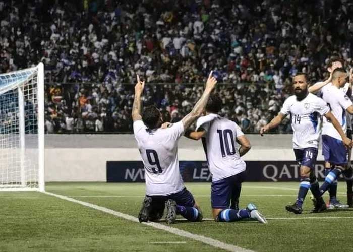 Foto: Celebración de Nicaragua por su clasificación a Copa Oro