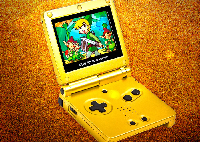 La Game Boy Advance SP de oro, la consola que Nintendo le dio a solo 7 personas