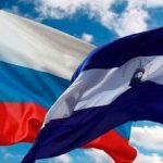 Foto: Banderas de Rusia y Nicaragua