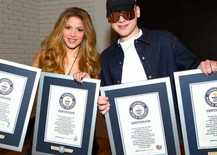 Shakira y Bizarrap consiguen Récord Guinness