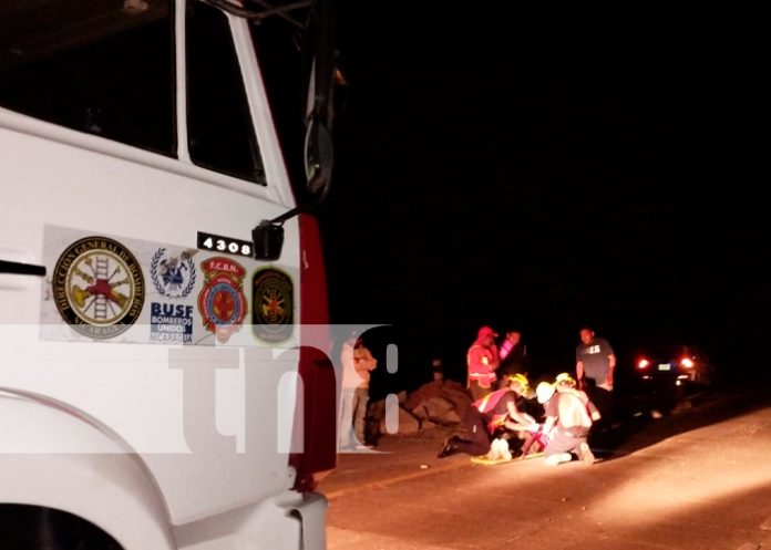 Motociclista se salva de morir en aparatoso accidente en Río Blanco- Mulukukú
