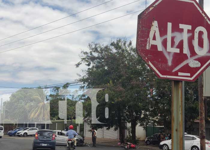 Foto: Fuerte accidente en el sector del Puente El Edén, Managua / TN8