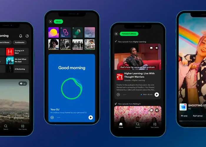Spotify introduce drástico rediseño con estética inspirada en TikTok