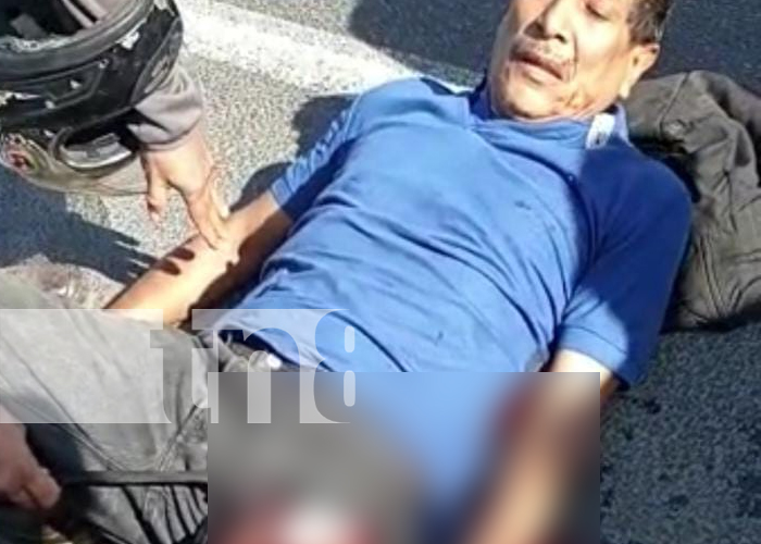 Motociclista que sufrió accidente en la cuesta El Plomo, Managua, se rindió a la muerte