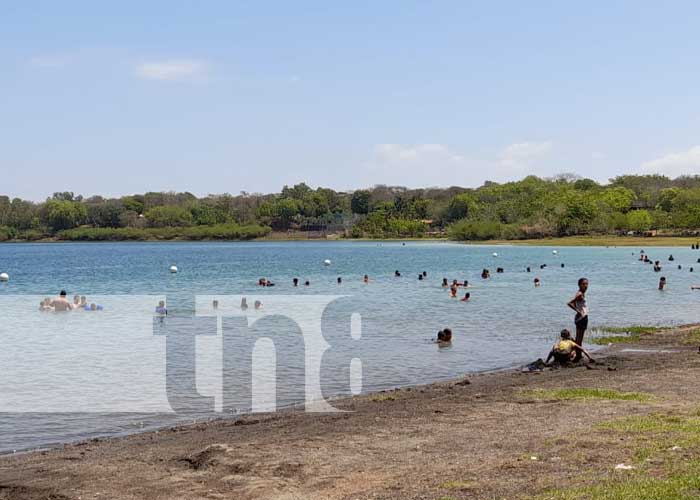 Foto: Ambiente desde la Laguna de Xiloá / TN8