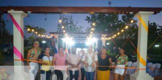 Inauguración de la 1.ª etapa del parque del municipio de Tesutepe en Boaco