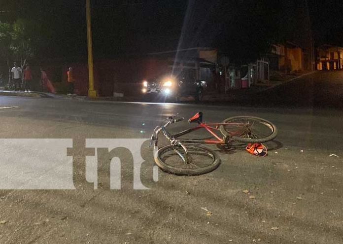 Atropella a un ciclista y huye del lugar en Juigalpa, Chontales