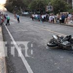 Foto: Persona de la tercera edad fallece al ser atropellada por una moto en la carretera Sébaco-Matagalpa / TN8