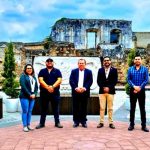 Personalidades de Nicaragua visitan La Antigua, Guatemala