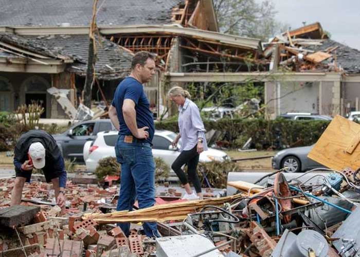 Son 24 los fallecidos por tornados y fuertes tormentas en EEUU
