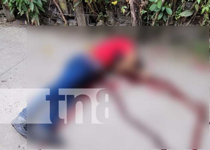Foto: Matan a un hombre con un cuchillo en Muy Muy, Matagalpa / TN8