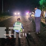 Choque de motos en Jalapa deja tres lesionados, entre ellos uno de gravedad