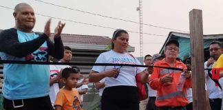 Inauguración y entrega de Vivienda Solidaria en El Triunfo, Municipio de Bonanza
