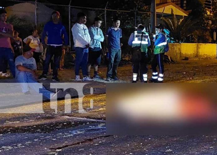 Foto: Peatón muere instantáneamente tras ser arrollado por un camión en Palacagüina, Madriz/ TN8