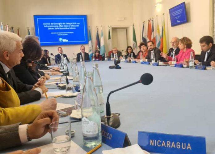 Nicaragua participa en la Comisión Exteriores y de Defensa del Senado de la República Italiana