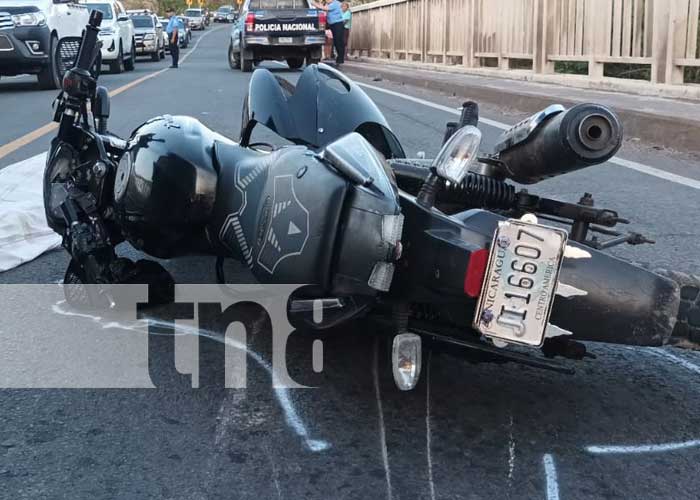 Foto: Persona de la tercera edad fallece al ser atropellada por una moto en la carretera Sébaco-Matagalpa / TN8