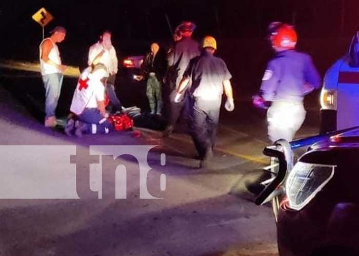Foto: Muere un motociclista después de ingresar al hospital tras accidente en Jinotega / TN8