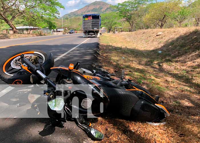 Accidente en motocicleta deja una persona fallecida en Chontales